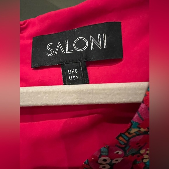 SALONI Silk Colette Mini Dress - Picture 8 of 10